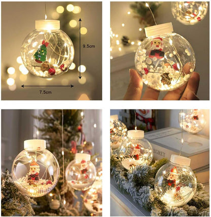 Christmas Wishing Ball™ hanging decoration copper lights