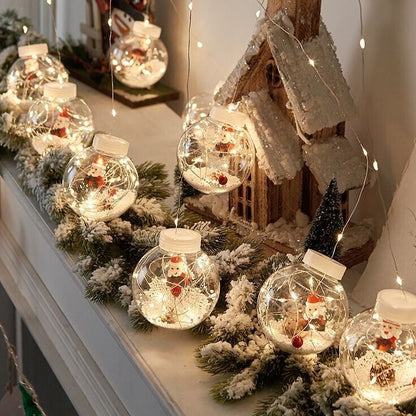 Christmas Wishing Ball™ hanging decoration copper lights