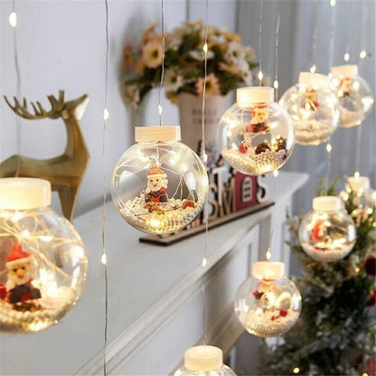 Christmas Wishing Ball™ hanging decoration copper lights